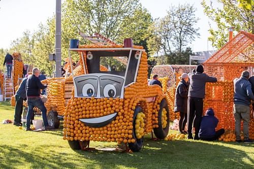 The Real Juice Company Citrus Sculptures Back To Banna Avenue This Weekend